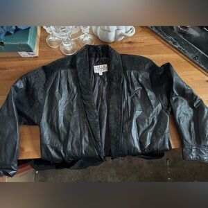 VINTAGE Pelle Studios leather blazer